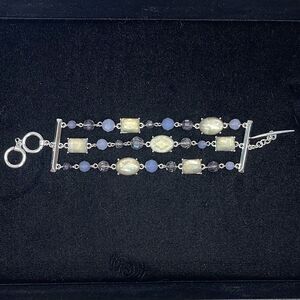 Premier Designs Purple Three Strand Bracelet